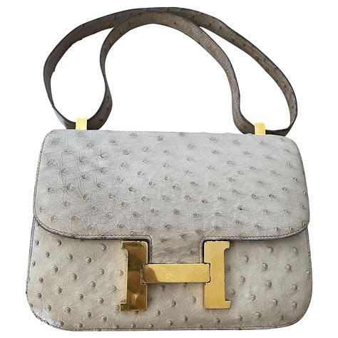 hermes constance ostrich|genuine ostrich bag.